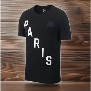 Nike PSG SQUAD Paris Saint Germain Rare Black Shirt Mens XL New Fast Ship